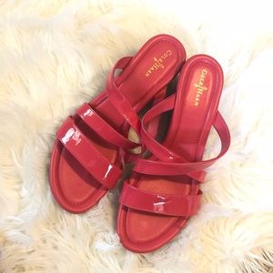 Brand New Cole Haan Wedges Coral 8